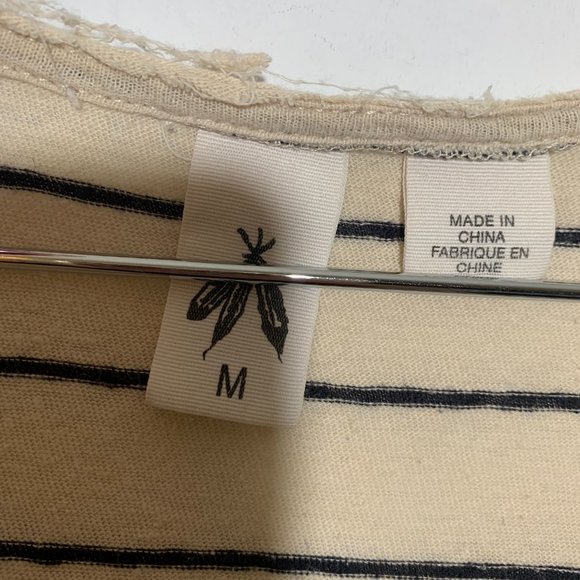 Anthropologie Three Feathers Short Sleeve Striped - Picture 4 of 6